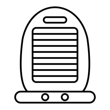 Daha sıcak simgenin vektör illüstrasyonu