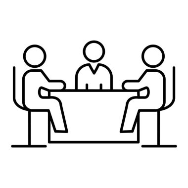 Dizüstü bilgisayar, vektör illüstrasyonu üzerinde çalışan iş ekibi