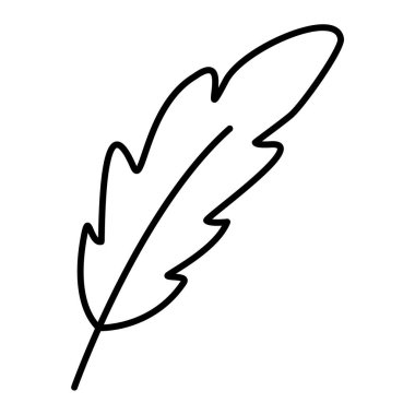 Tüylü ikon vektör illüstrasyonu