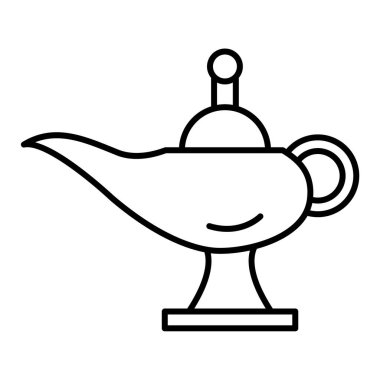 Lamba simgesinin vektör illüstrasyonu