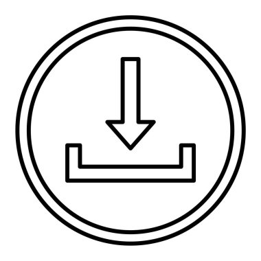 Ok simgesi. Web için ok vektör simgelerinin özet çizimi