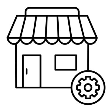 simge vektör illüstrasyonunu sakla