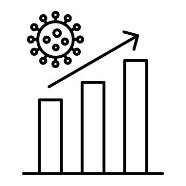 iş büyümesi grafik ikonu vektör illüstrasyon tasarımı