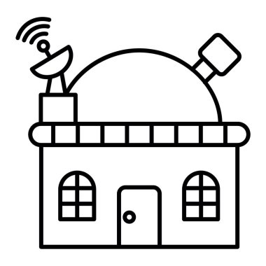 Modern ve teknoloji simgesinin vektör illüstrasyonu