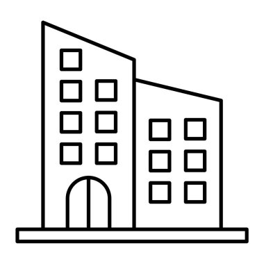 konut binaları. Basit resimleme