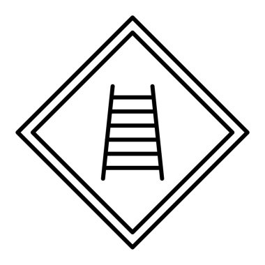 merdiven simgesi. vektör illüstrasyon