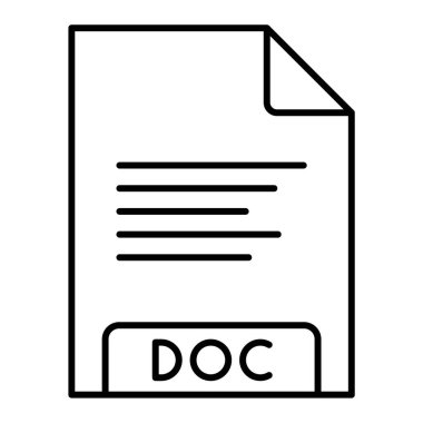 dosya biçimi simgesi, vektör illüstrasyonu