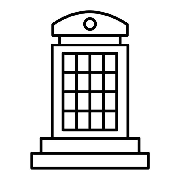 Ilustración Del Icono Torre Aislado Blanco — Vector de stock