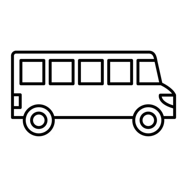 Icono Bus Vector Ilustración — Archivo Imágenes Vectoriales