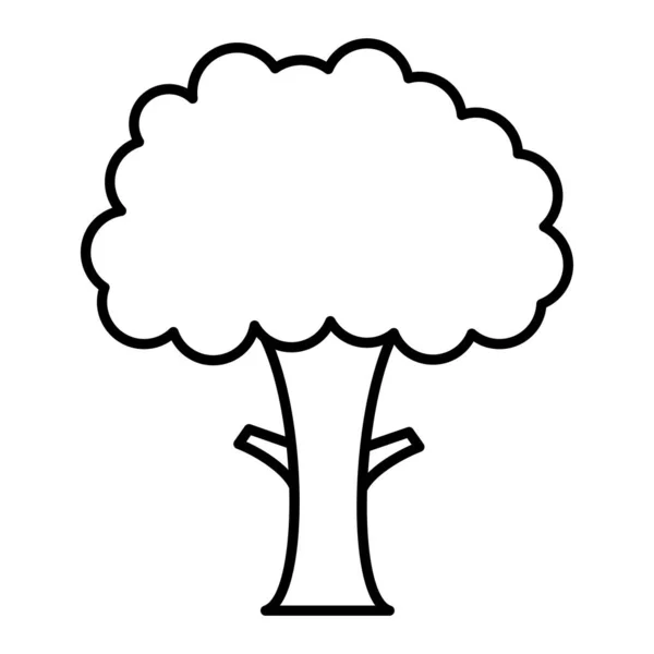 Árbol Icono Vector Ilustración — Vector de stock