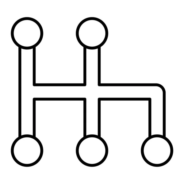 Hierarchie Symbol Auf Weißem Hintergrund Vektorillustration — Stockvektor
