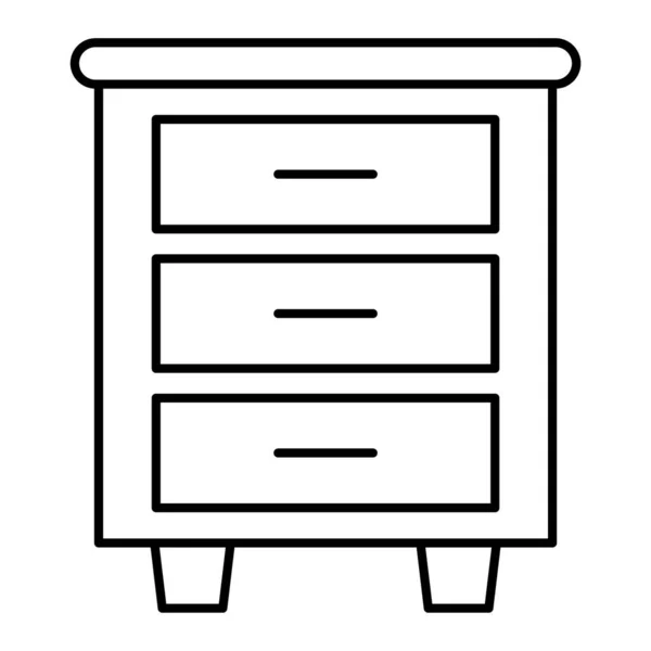 Cabinet Icon Vector Illustration — Stock Vector