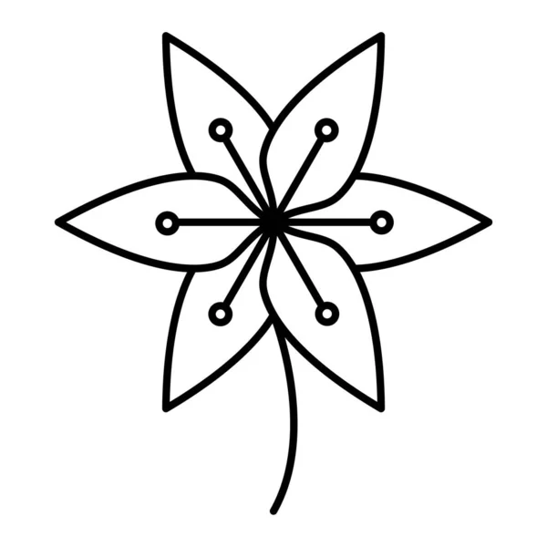 Blume Web Symbol Einfache Illustration — Stockvektor