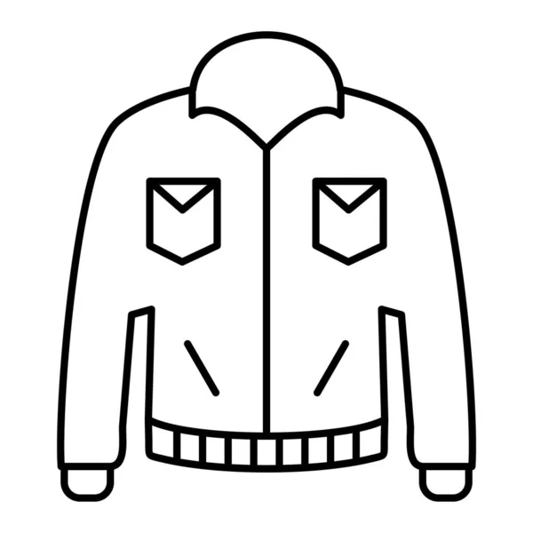 Ikona Kurtki Ilustracja Wektora — Wektor stockowy