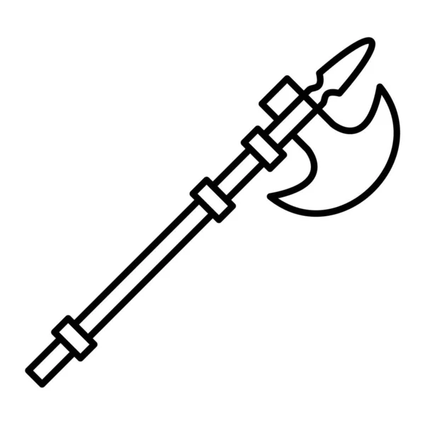 Icône Épée Schéma Illustration Des Icônes Vectorielles Armes Médiévales Pour — Image vectorielle