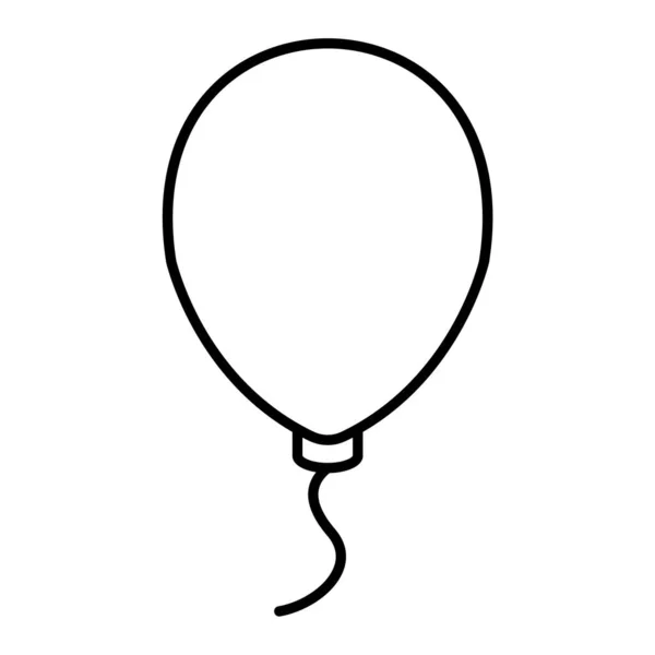 Ikona Balonu Zarys Ilustracji Ikon Wektorowych Balonów Sieci Web — Wektor stockowy
