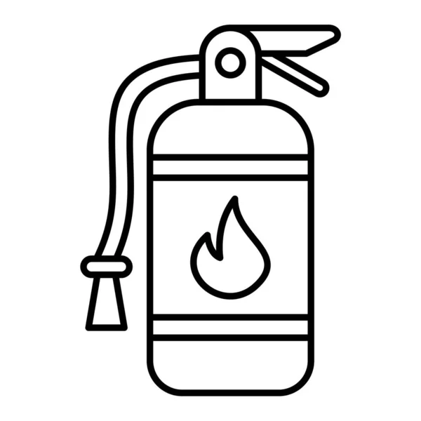 Brandsläckarikonen Beskriva Illustration Gas Brandpost Vektor Ikoner För Webben — Stock vektor