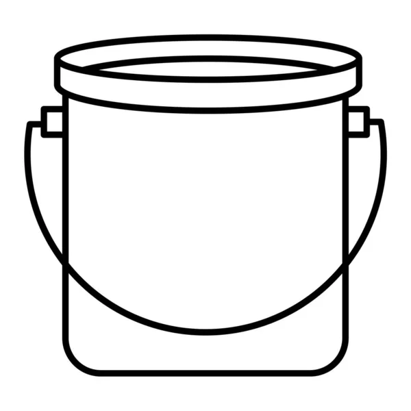 Line Cup Coffee Bucket Icon Vector Illustration Design — Stock vektor