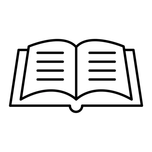 Libro Icona Vettoriale Illustrazione — Vettoriale Stock