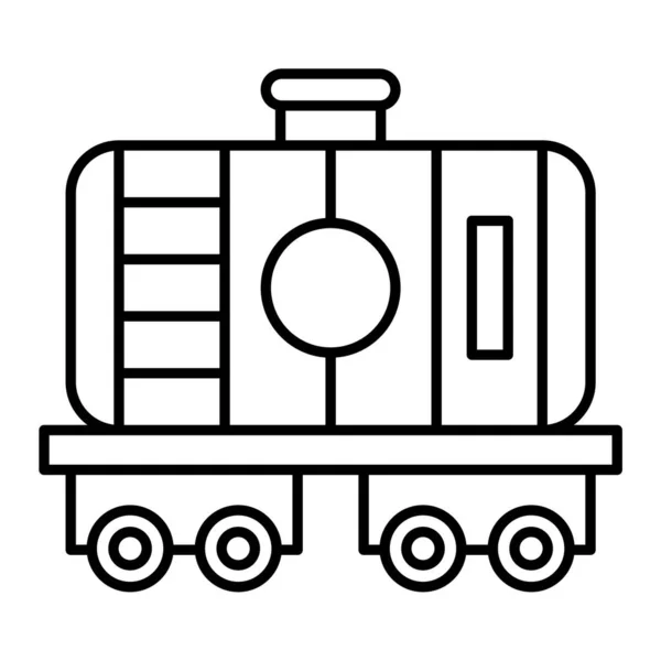 Tren Icono Vector Ilustración — Vector de stock