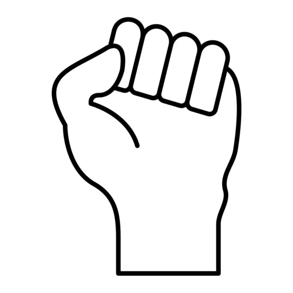 Hand Fist Vector Illustration — Stock Vector