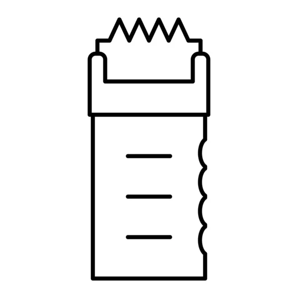 Liniensymbol Der Konstruktion Vektorillustration — Stockvektor