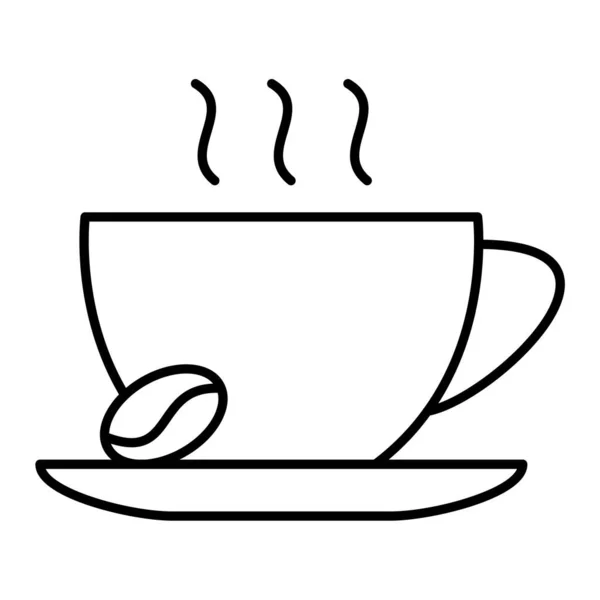 Εικονίδιο Καφέ Εικονογράφηση Διανύσματος — Διανυσματικό Αρχείο