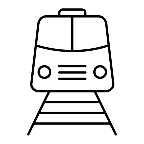 Trein Pictogram Vector Illustratie — Stockvector