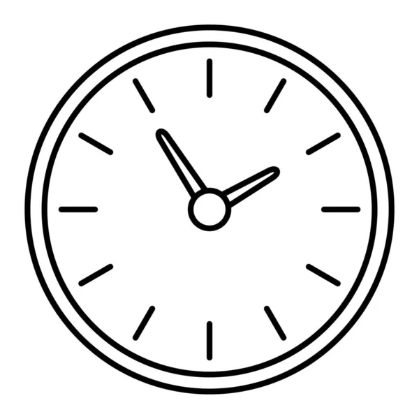 Icono Del Reloj Ilustración Vectorial — Archivo Imágenes Vectoriales