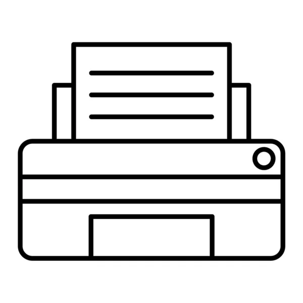 Illustrazione Vettoriale Icona Stampante — Vettoriale Stock