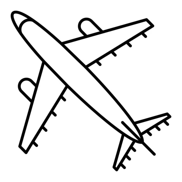 Icono Avión Vector Ilustración — Vector de stock