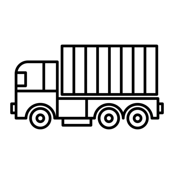 Lkw Web Symbol Einfache Illustration — Stockvektor