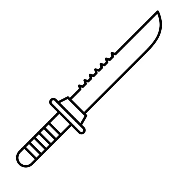 Sword Icon Vector Illustration — Stock Vector