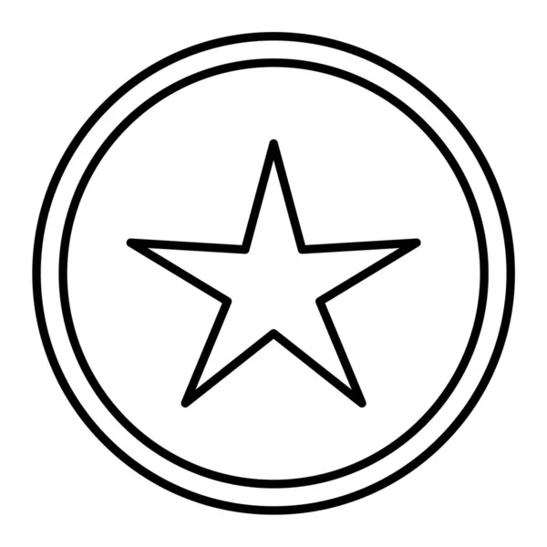 Icono Estrella Estilo Moda Aislado Fondo — Archivo Imágenes Vectoriales