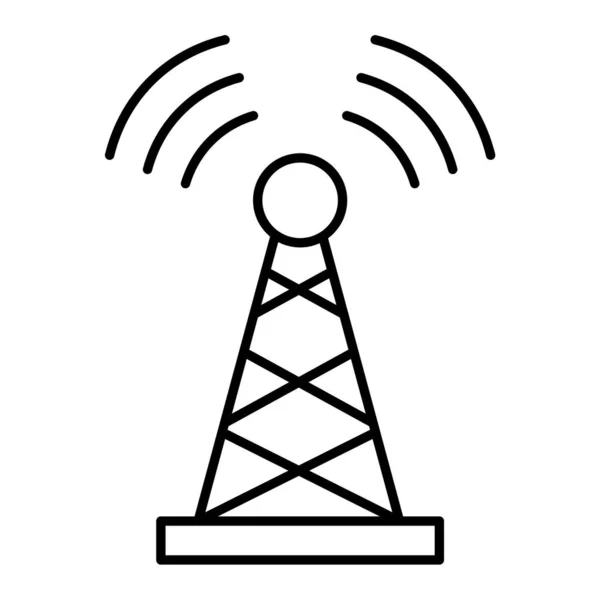 Icono Antena Vector Ilustración — Vector de stock