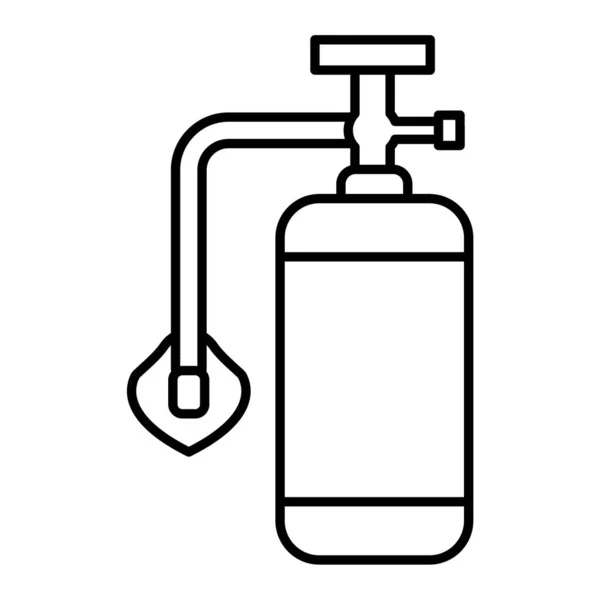Icono Bomba Agua Esquema Ilustración Iconos Vectores Botellas Aceite Para — Vector de stock