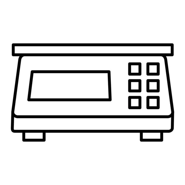 Icona Del Forno Microonde Illustrazione Schematica Delle Icone Vettoriali Tostapane — Vettoriale Stock