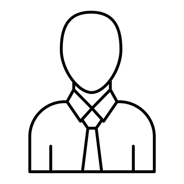 Ikona Podnikatele Jednoduchá Ilustrace Vektorových Ikon Člověka Pro Web — Stockový vektor