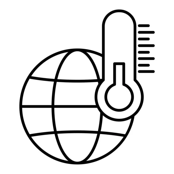 温度计图标的矢量说明 — 图库矢量图片