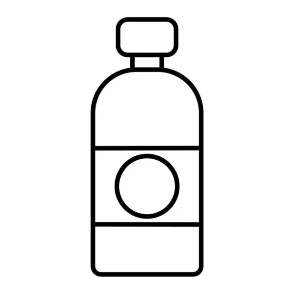 Flaska Ikon Trendig Stil Isolerad Bakgrund — Stock vektor
