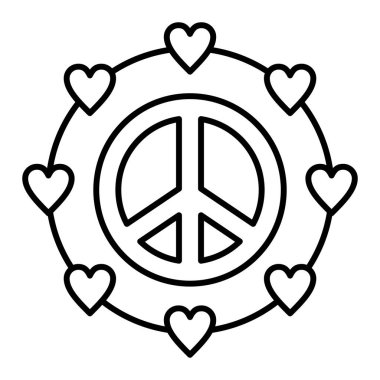 kalp şekli ikon vektör çizimi tasarımı