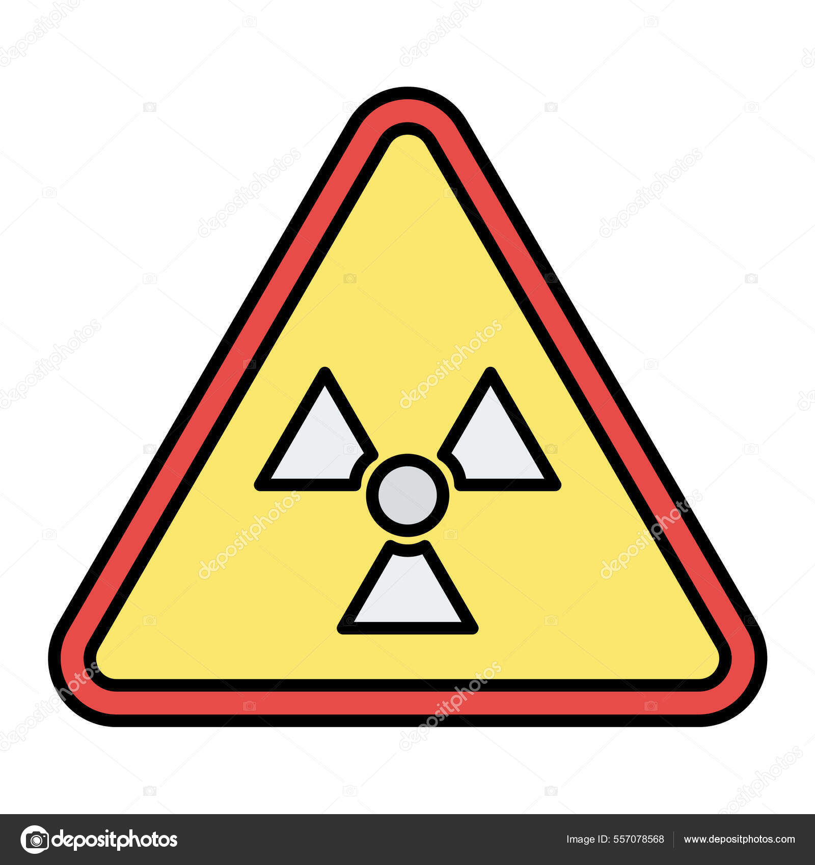 Icône Signe D'avertissement Symbole Danger Danger Prudence