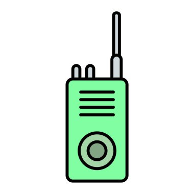 radyo simgesi vektör illüstrasyonu