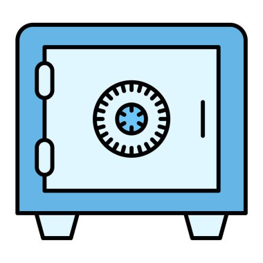 Güvenli vektör simgesi modern basit illüstrasyon