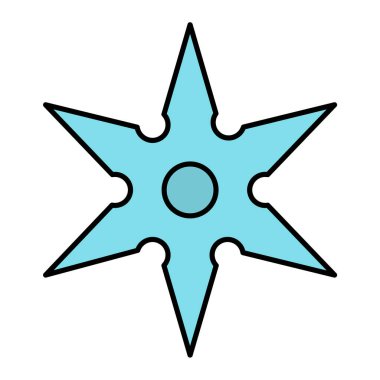 Beyaz arkaplanda izole edilmiş yıldız simgesi vektörü, sihirli şeffaf işaret