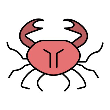 hata simgesi vektörü. Hamamböceği işareti. izole edilmiş sınır sembolü çizimi