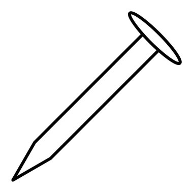 Çekiç. Web simgesi basit illüstrasyon