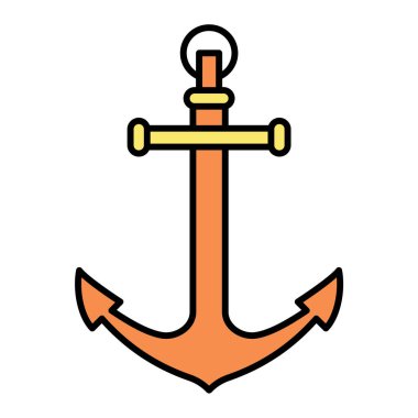 çapa simgesi. vektör illüstrasyonu