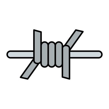 Bir ip simgesinin vektör illüstrasyonu