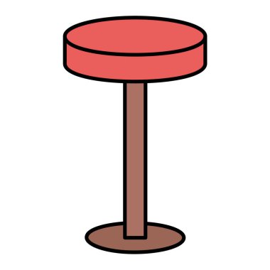 Modern ve kentsel sembolün vektör çizimi. Web için mobilya koleksiyonu ve mağaza tabelaları.